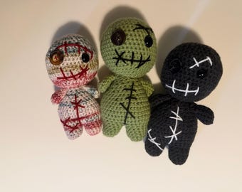 Crochet Voodoo Doll | Funny Gag Gift | Stress Relief Gift | Office Joke Gift | Creepy Cute Plush | Unique Handmade Gift for Friends