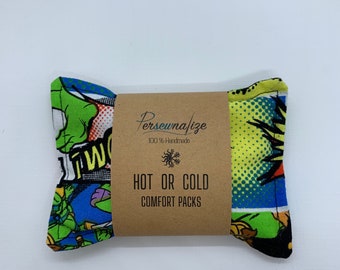 MINI Hot Cold Pack: Kids Comfort - Handmade 4"x3"