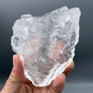 Natural SatyaLoka Clear Azeztulite Quartz Crystal/Stunning Raw White Quartz  Crystal/Reiki healing Meditation Unpolished Crystal Gift 0.9LB
