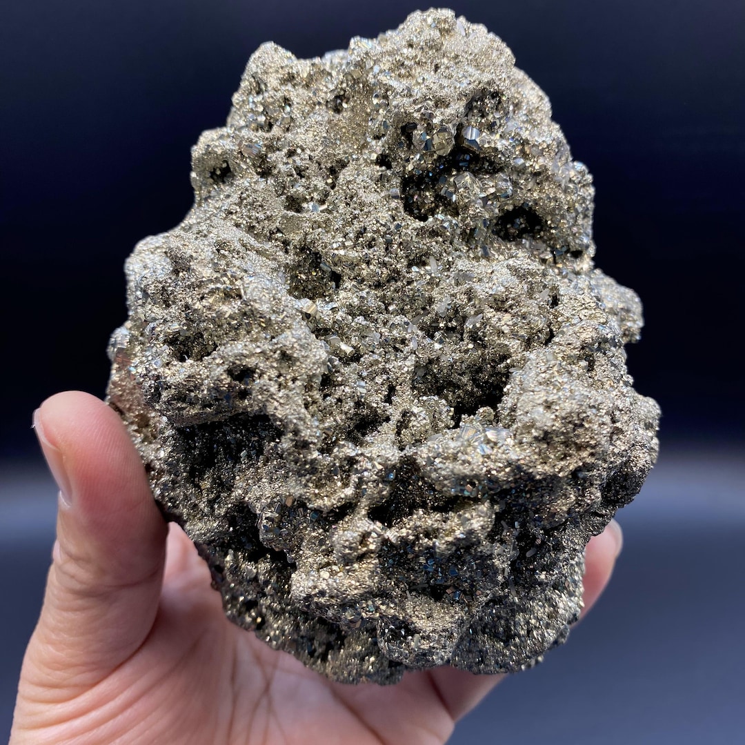 3.34LB Nautral Big Pyrite Mineral Specimen,top Quality Stunning Rough ...