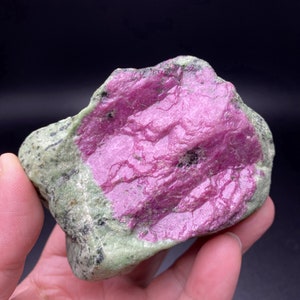 Natural Raw Ruby in Zoisite Specimen,Jewelry Making Design,TOP Quality Rare Rough Natural Earth-Mined Red Green Gem Untreated Stone Gift