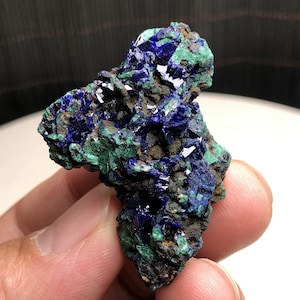 Nautral Rough Azurite Malachite Mineral Specimen,TOP Quality Stunning Raw Malachite Azurite Cluster,Small Azurite,Rough Azurite,Chakra stone