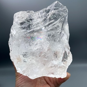 Natural SatyaLoka Clear Azeztulite Quartz Crystal/Stunning Raw White Quartz  Crystal/Reiki healing Meditation Unpolished Crystal Gift 5.37LB