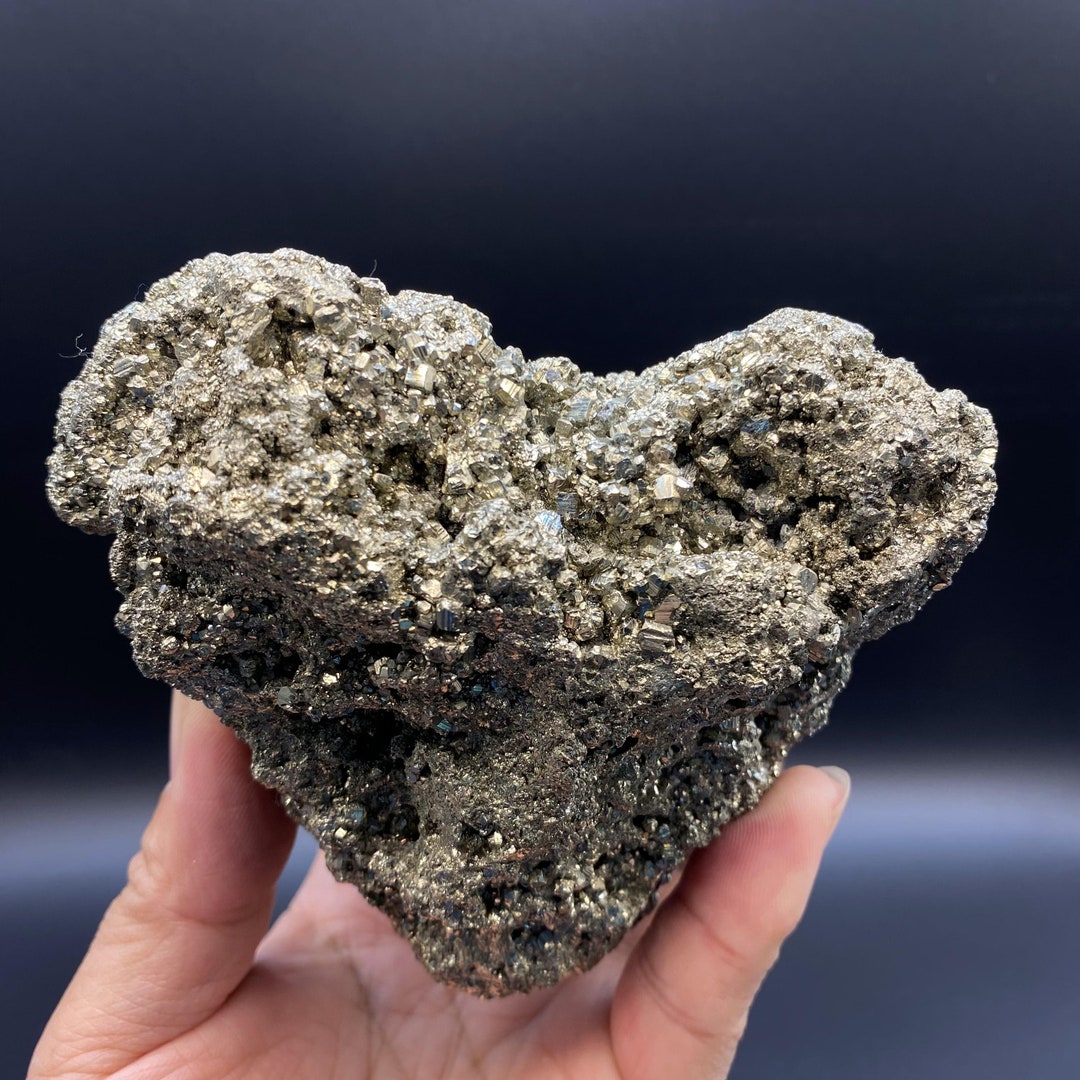 3.08LB Nautral Pyrite Mineral Specimen,top Quality Stunning Big Rough ...
