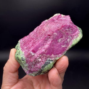 2LB Natural Raw Ruby in Zoisite Specimen,Jewelry Making Design,TOP Quality Rare Rough Natural Earth-Mined Red Green Gem Untreated Stone Gift