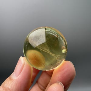 1.5&quot; Natural Citrine Quartz Crystal Ball/Top Quality Yellow Quartz Sphere/Golden crystal ball/Reiki Healing/Fortune and Luck Crystal Sphere
