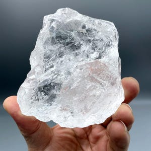 Natural SatyaLoka Clear Azeztulite Quartz Crystal/Stunning Raw White Quartz  Crystal/Reiki healing Meditation Unpolished Crystal Gift 1.1LB
