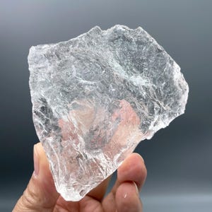 Natural SatyaLoka Clear Azeztulite Quartz Crystal/Stunning Raw White Quartz  Crystal/Reiki healing Meditation Unpolished Crystal Gift 0.94LB