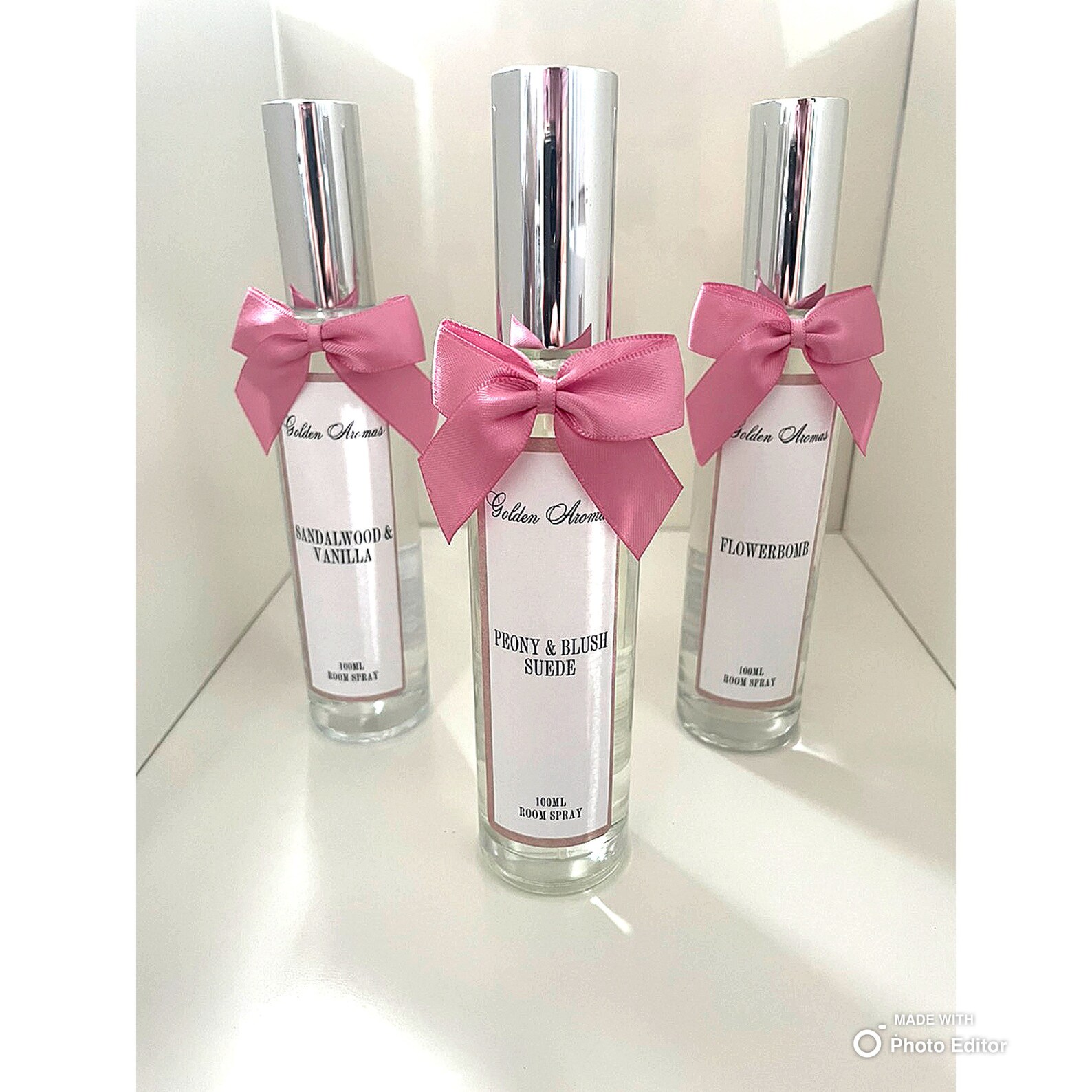 Highly scented room spray/ 100ml/ glass bottle/ present/ linen Etsy