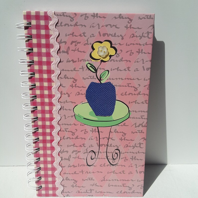 Markings by C.R. Gibson Chipboard Journal Spiral Bound Pink Etsy