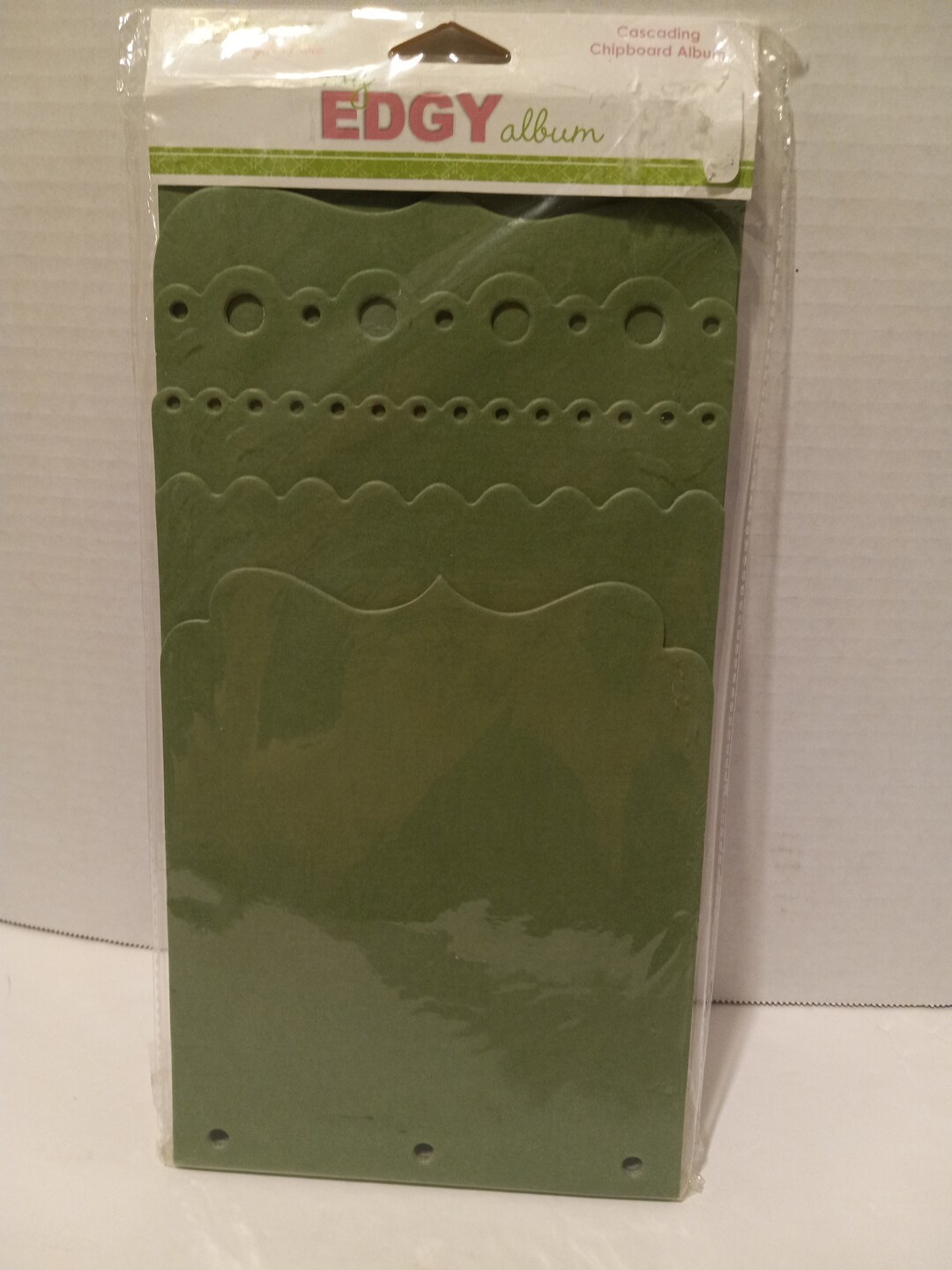 Bo Bunny Chipboard My Edgy Album With 6 Cascading Pages 6inch Etsy