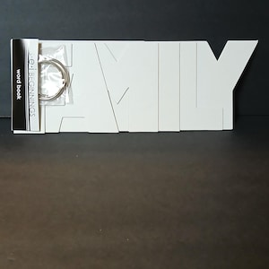 FAMILY Chipboard Mini Scrapbook Album: DIY Memory Keepsake