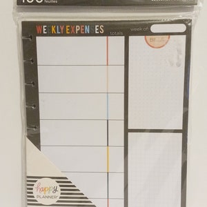 The Happy Planner &quot;Weekly Expenses&quot; Block Paper Pad