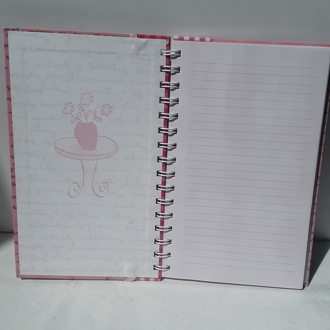 Markings by C.R. Gibson Chipboard Journal Spiral Bound Pink Etsy