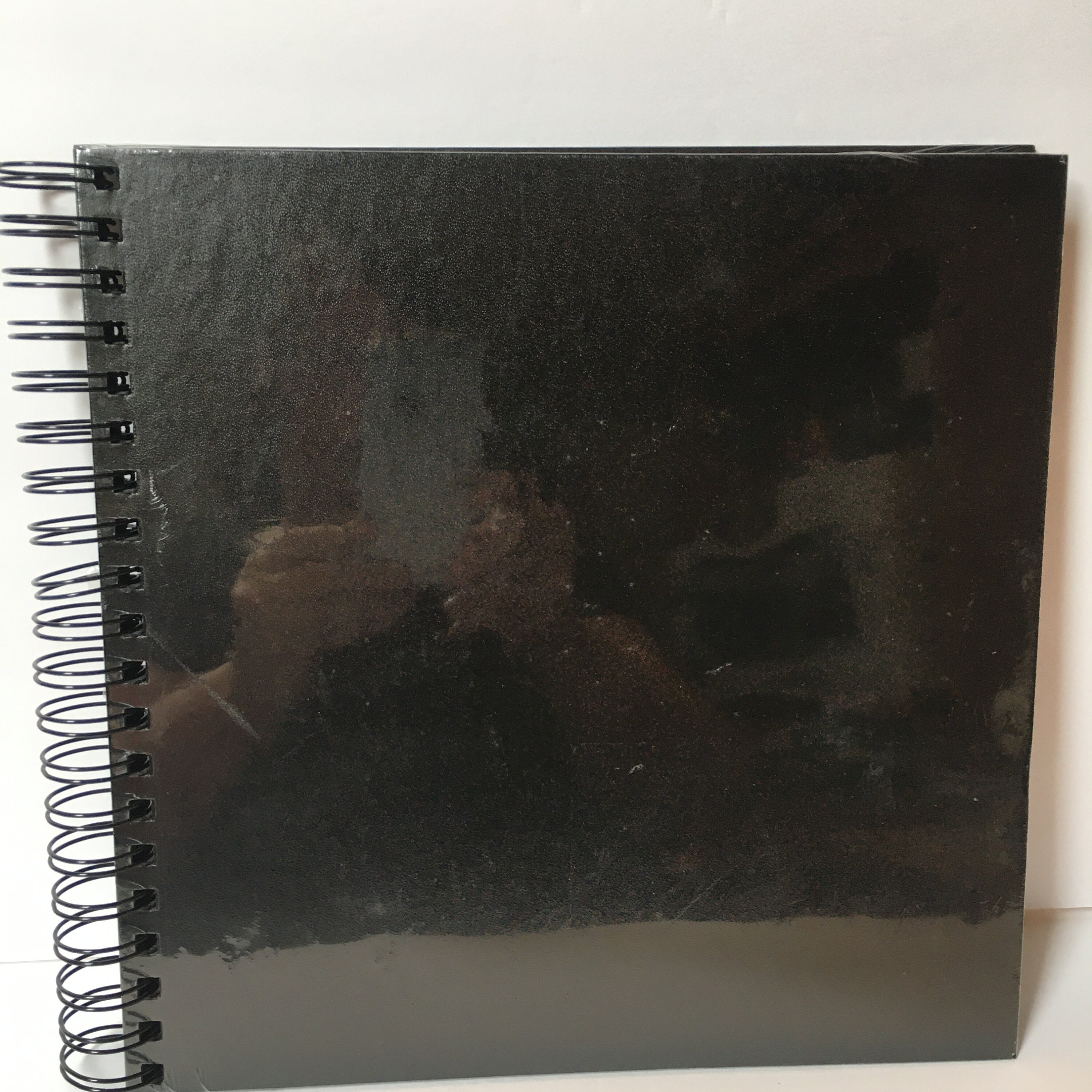 Canson 10x10 Black Scrapbook Spiral Bound Chipboard Album Etsy