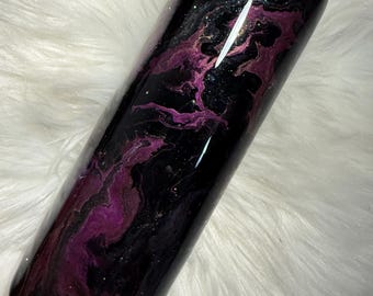 20oz Purple marble ink tumbler