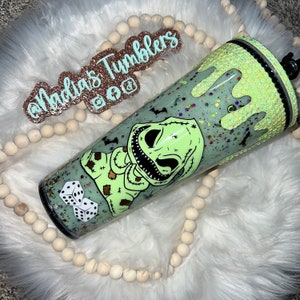 PRE-ORDER SEALED- Boogeyman Inspired Snowglobe tumbler/ 3 weeks turnaround time/Please read description- Item Details