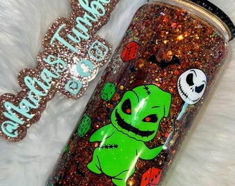 Orange Oogie- Glass tumbler