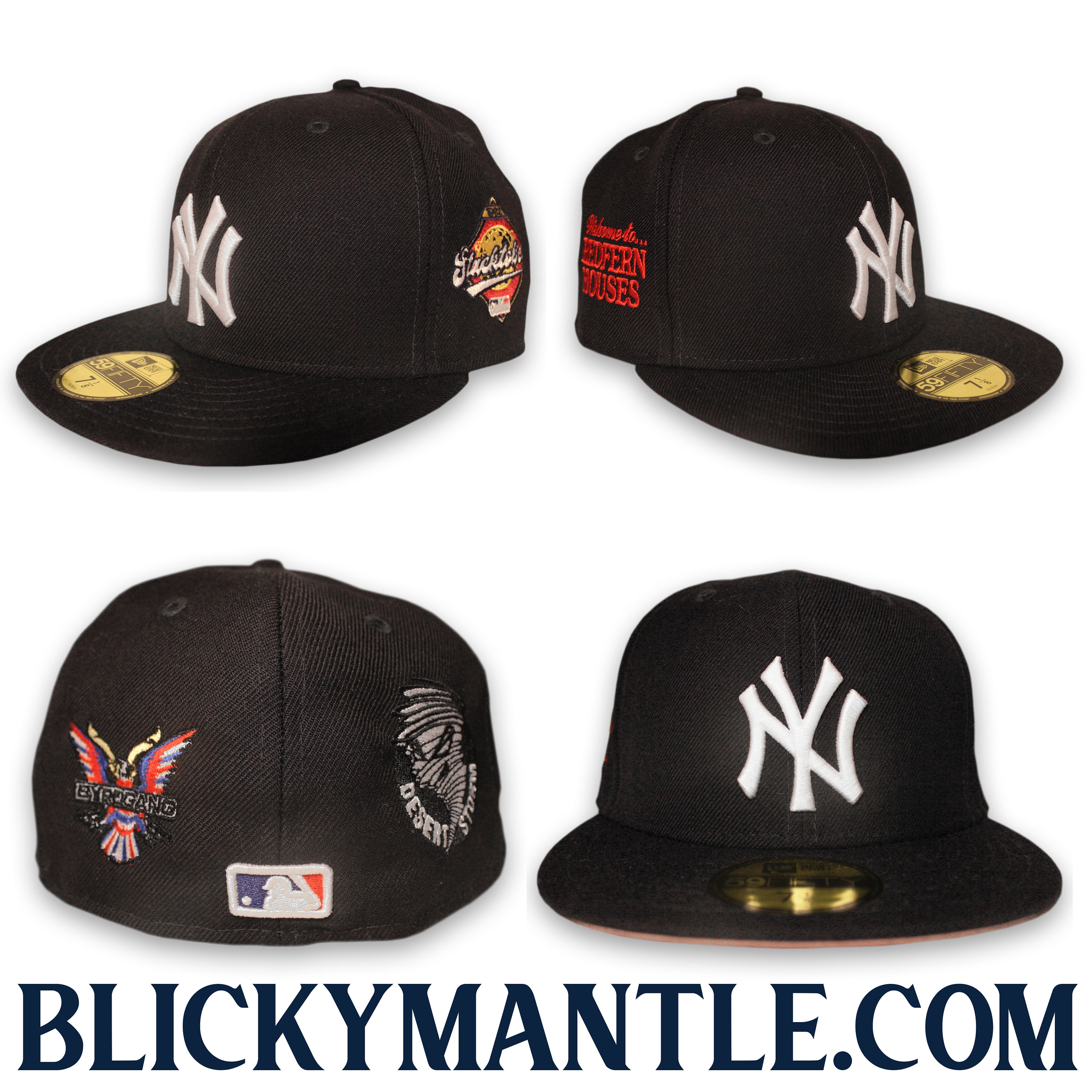 New York Yankees Ocean Blue Grey UV 59FIFTY Fitted Hat