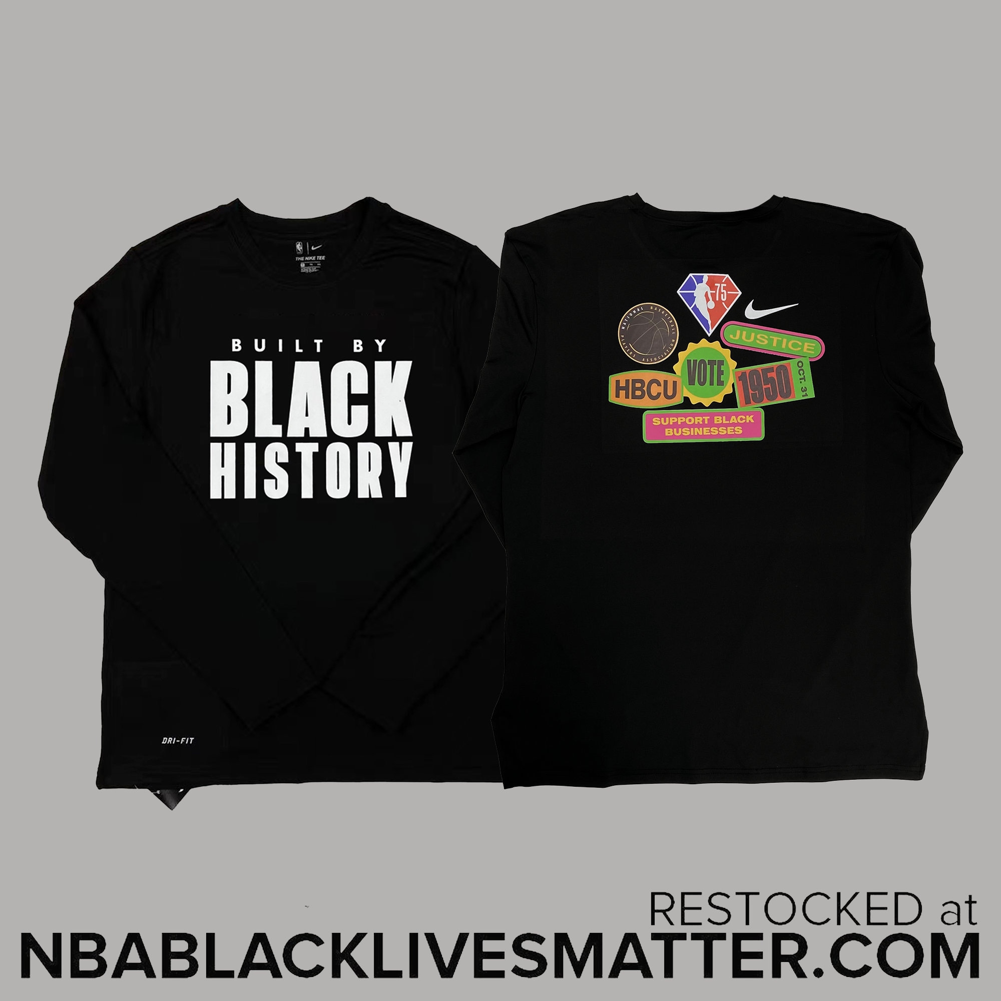 nike black history month t shirt