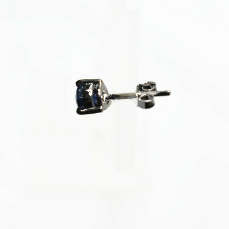 925 Sterling Silver Stud Earrings Sapphire Stud Earrings Etsy UK