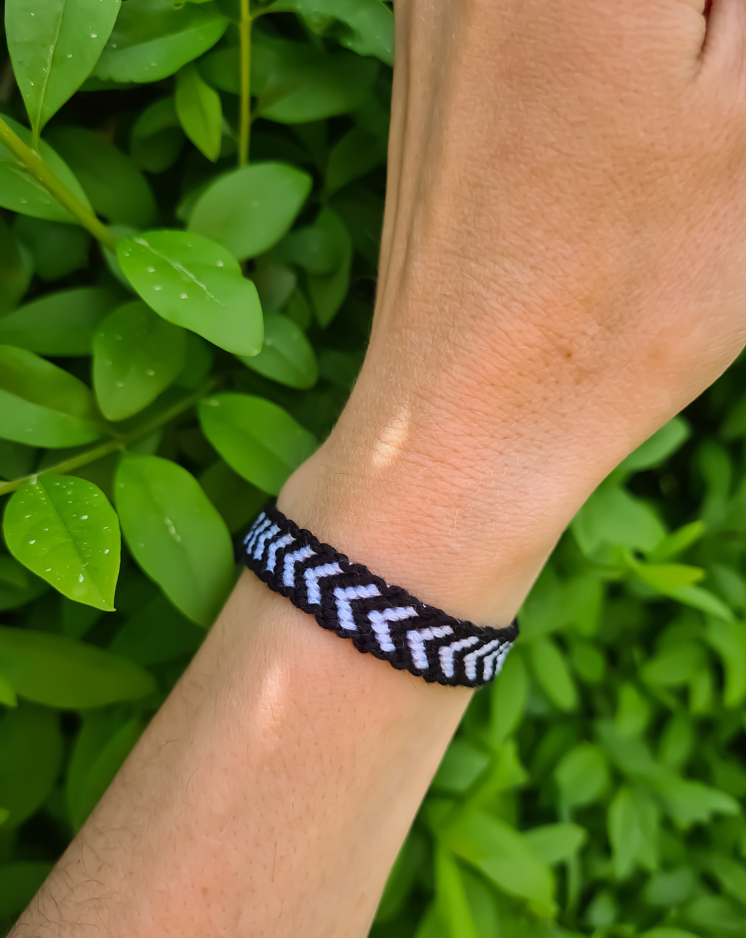 Black and white friendship bracelets bracelets for you and Etsy