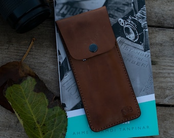 Leder Federmäppchen, Federmäppchen aus Leder, Stifthalter, personalisierte Federmäppchen aus Leder, Füllfederhalter, Stifthalter