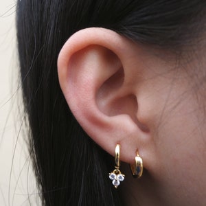 18K Gold Lili Mini Hoops