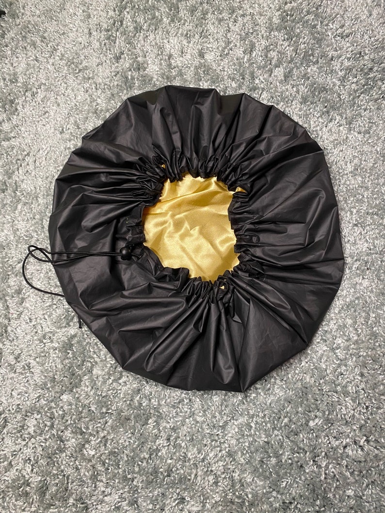 Satin lined Adjustable Shower Cap Etsy