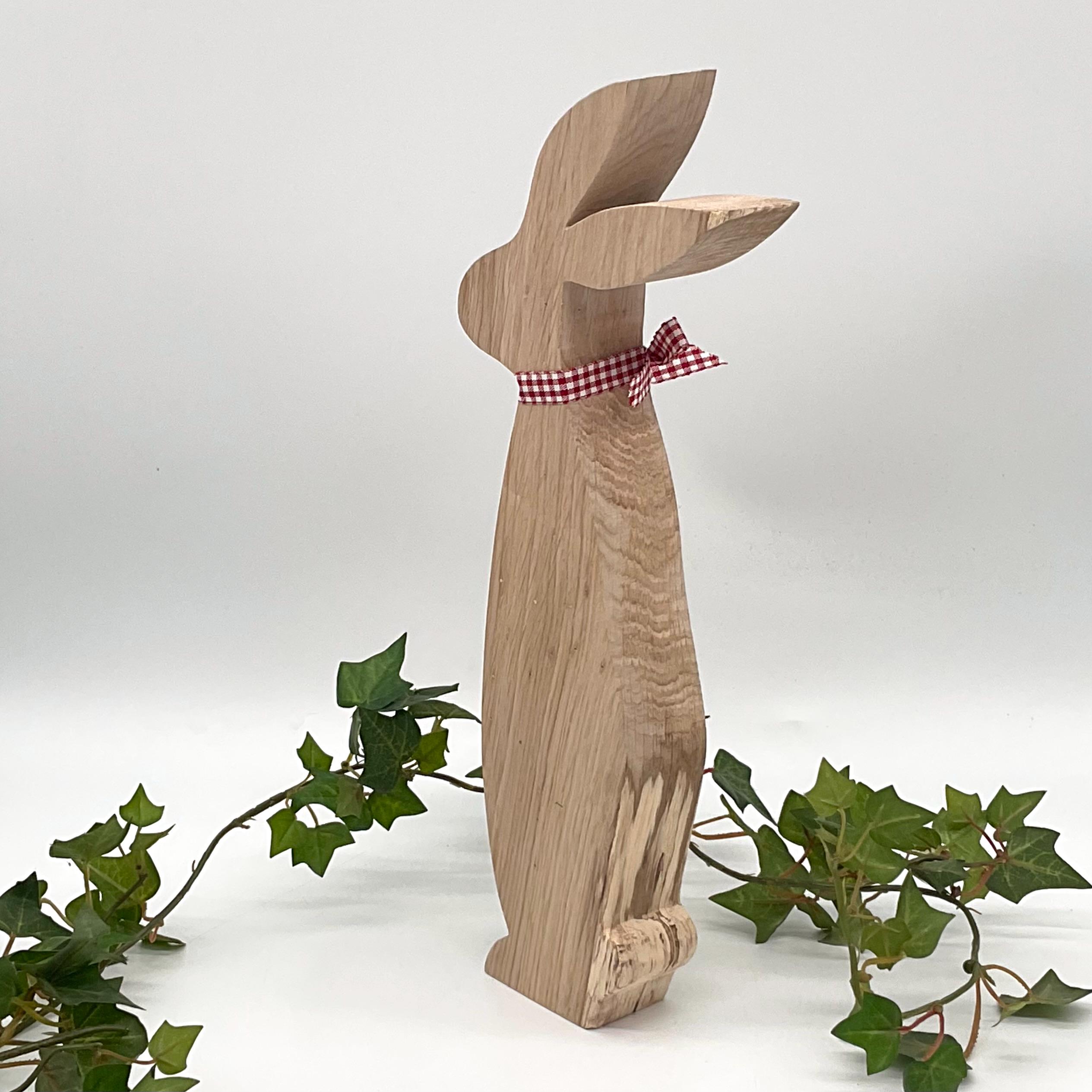 Décoration de Pâques en bois - Lapin de Pâques - Figurine en bois - Lapin de Pâques - Figurines en