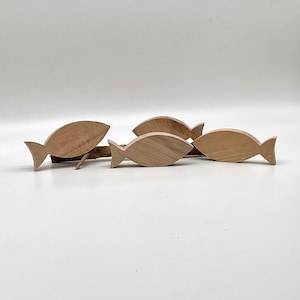 Rohling  Fisch  aus Holz, Holzrohlinge basteln DIY,  Wohndeko, Kommunion