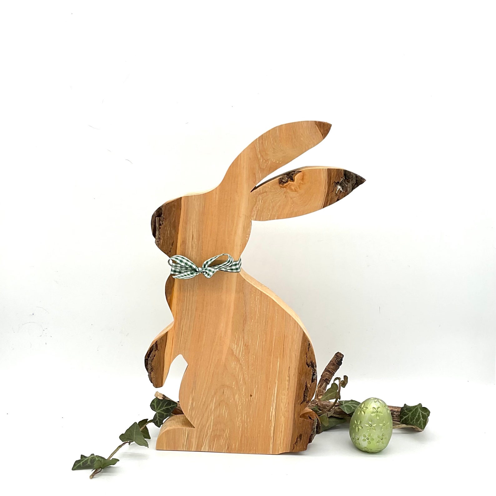 Osterhase XL 43 cm aus Holz Oster Deko Massivholz | Etsy