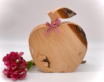 Blanc Mariclò Decoro Gallina In Legno Di Mango Con Cuore - Shabby Chic Pasqua, 16x2xH18 Cm, Multicolore