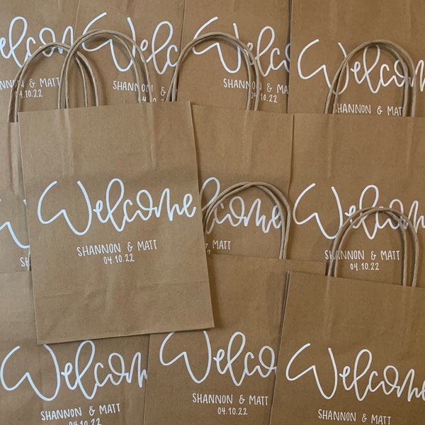 Welcome Gift Bag, Personalized Gift Bag, Wedding Weekend Gift Bag, Hotel Welcome Bag, Wedding Gift Bag