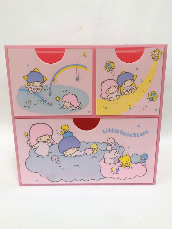 1976 Sanrio Little Twin Stars Vintage 3 drawers pl