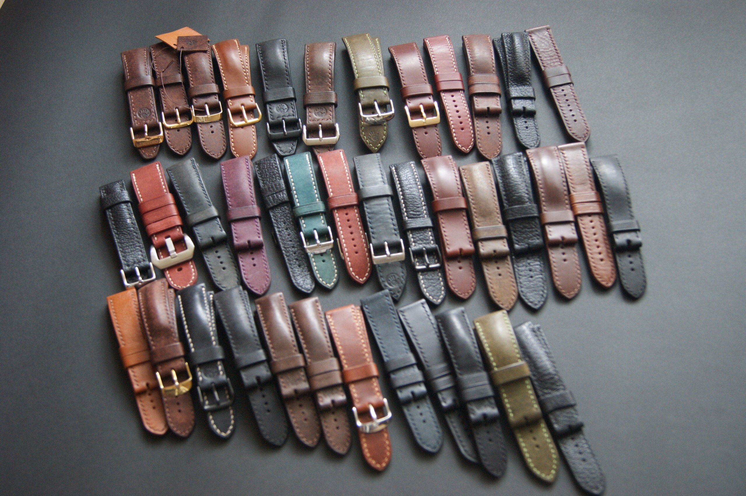 Handmade Genuine Leather Watch Straps Etsy
