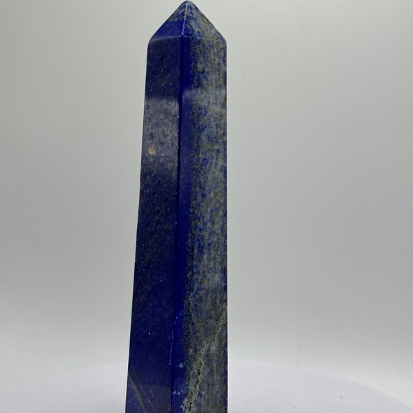 Beautiful Deep Color Lapis Lazuli With Pyrite Tower