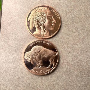 25x div. 1 oz .999 fijne koperen rondjes – veel ontwerpen beschikbaar | Edelmetalen verzamelmunten | Vaderlandslievend, historisch thema als decoratie muntstuk