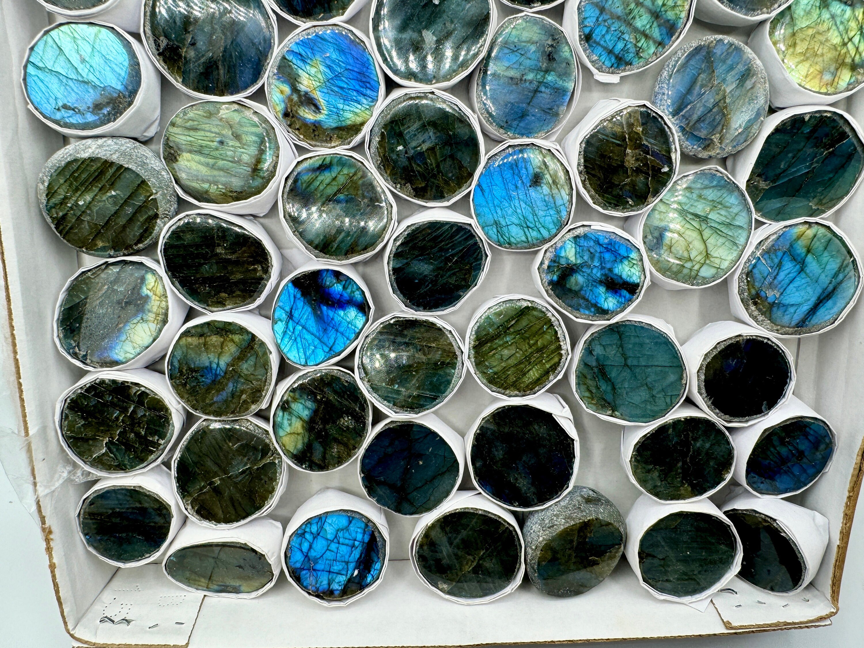 Labradorite Colorless 70+ High Grade Flashy Labradorite Freeform Ema Eggs Handmade With ...