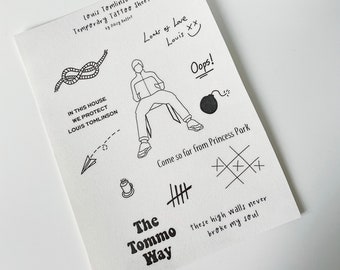 Louis tomlinson tattoo | Etsy Italia