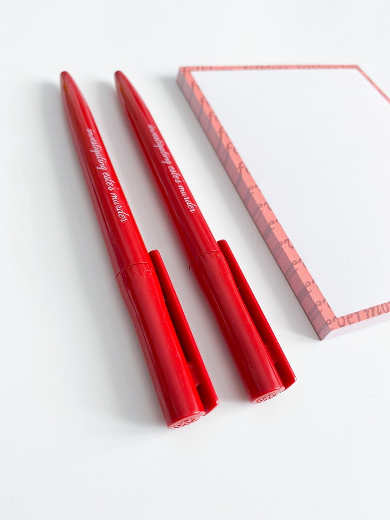 Stationery Set No Body No Crime Ballpoint Pen Gift Idea for Women Engraved Pen Gift for Best Friend Taylor Swift Inspired Pen