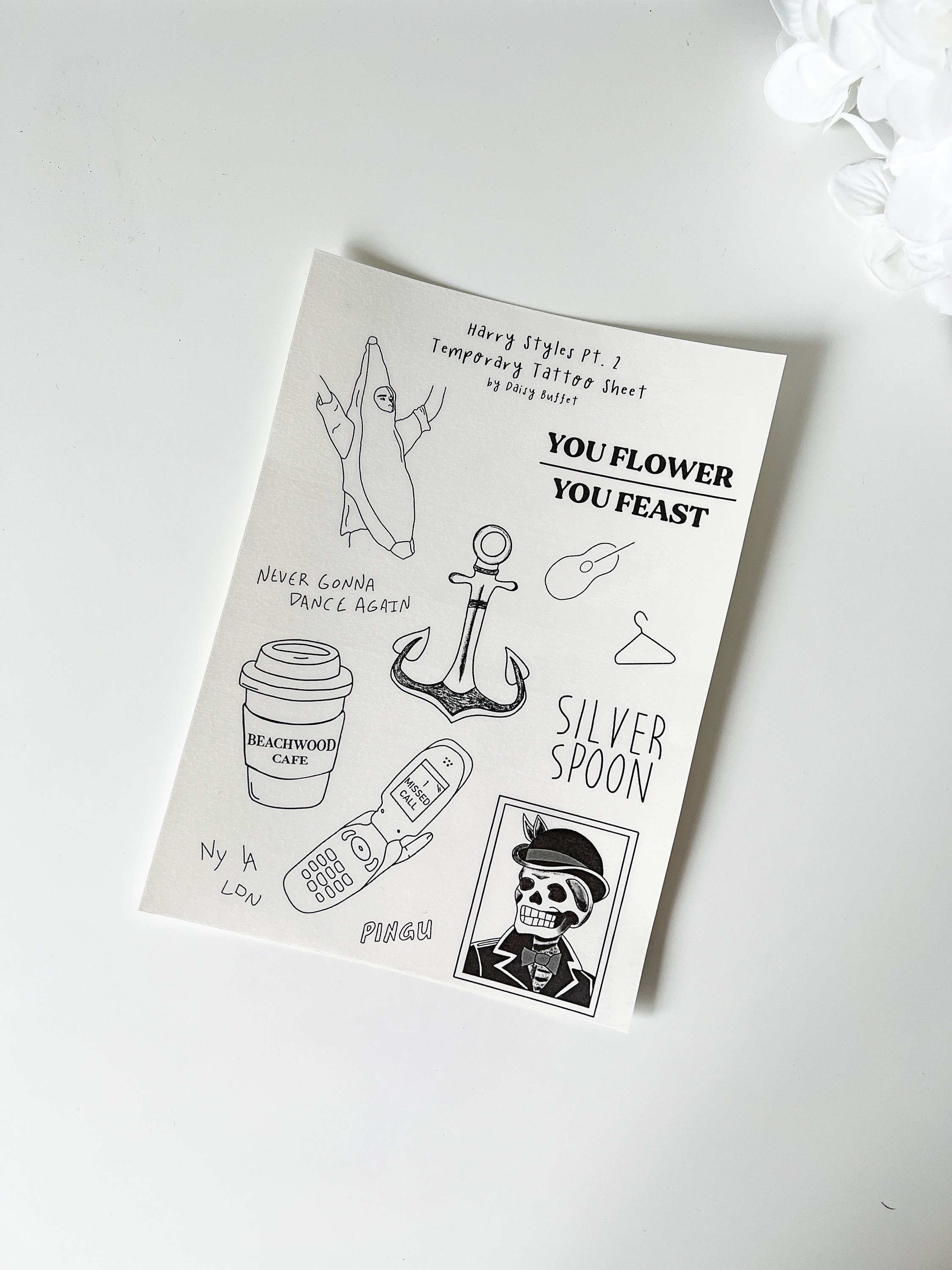 Harry Styles inspiró Temporary Tattoos Vol. 2 / One Direction - Etsy España Harry Styles inspiró Temporary Tattoos Vol. 2 / One Direction - Etsy España