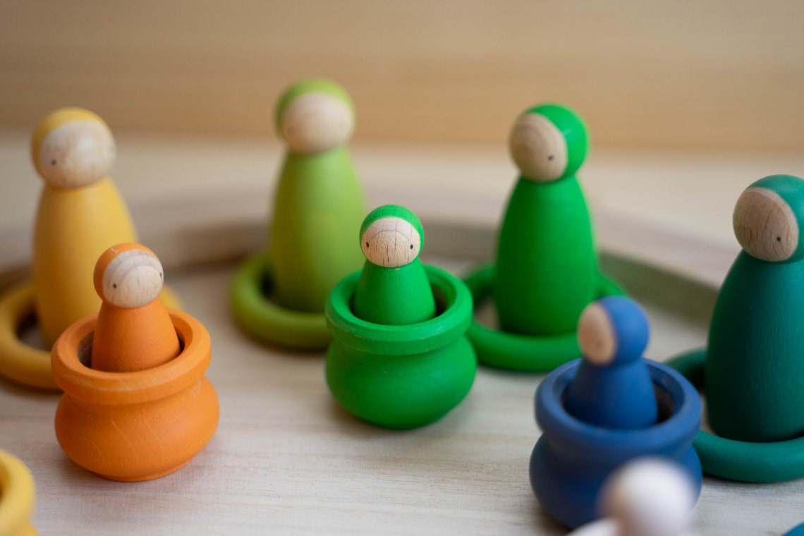 Waldorf Perpetual Calendar Montessori Calendar Wooden Etsy