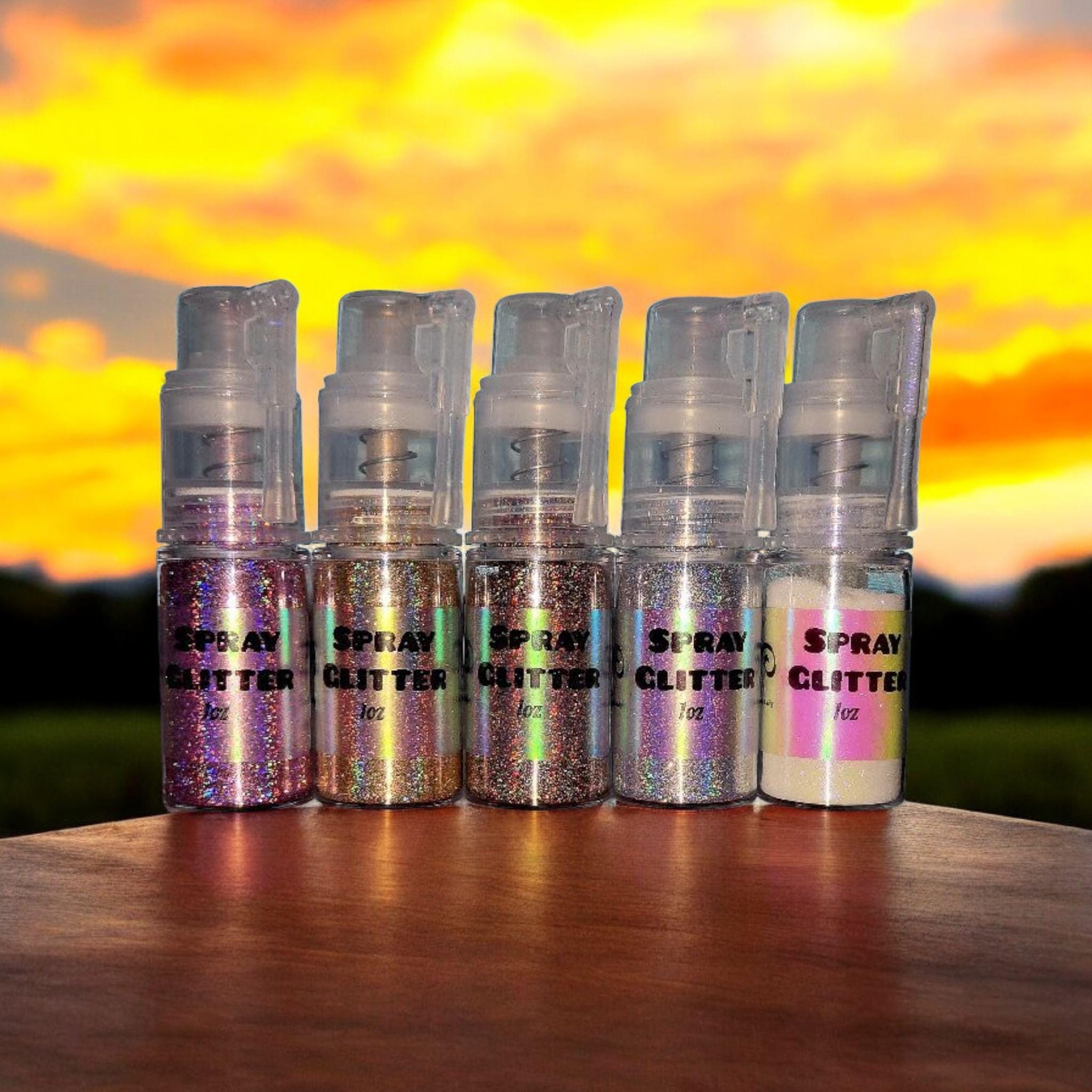 DRY Spray Glitter 1/2 OZ bottle
