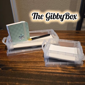 Paleta de pintura húmeda GibbyBox, juego de viaje, 2 tamaños disponibles