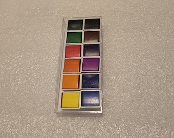 Vivid Matte Watercolor Set 12 Halfpans