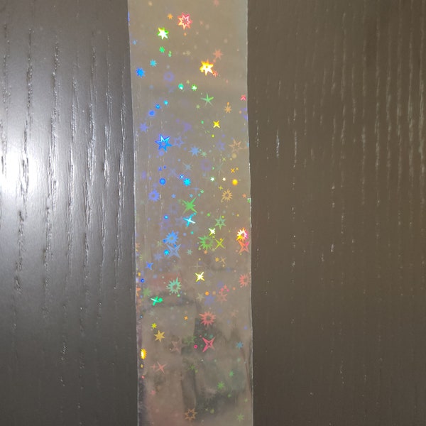 Transparent Holographic Meteor Nail Foil Strip