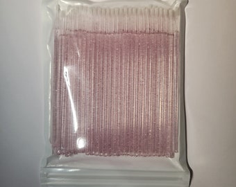 100 micro swab disposable applicator/cleaning brushes pack