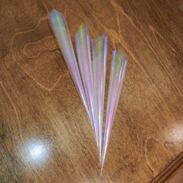 Empty Cellophane Cones for Paint Dotting or henna