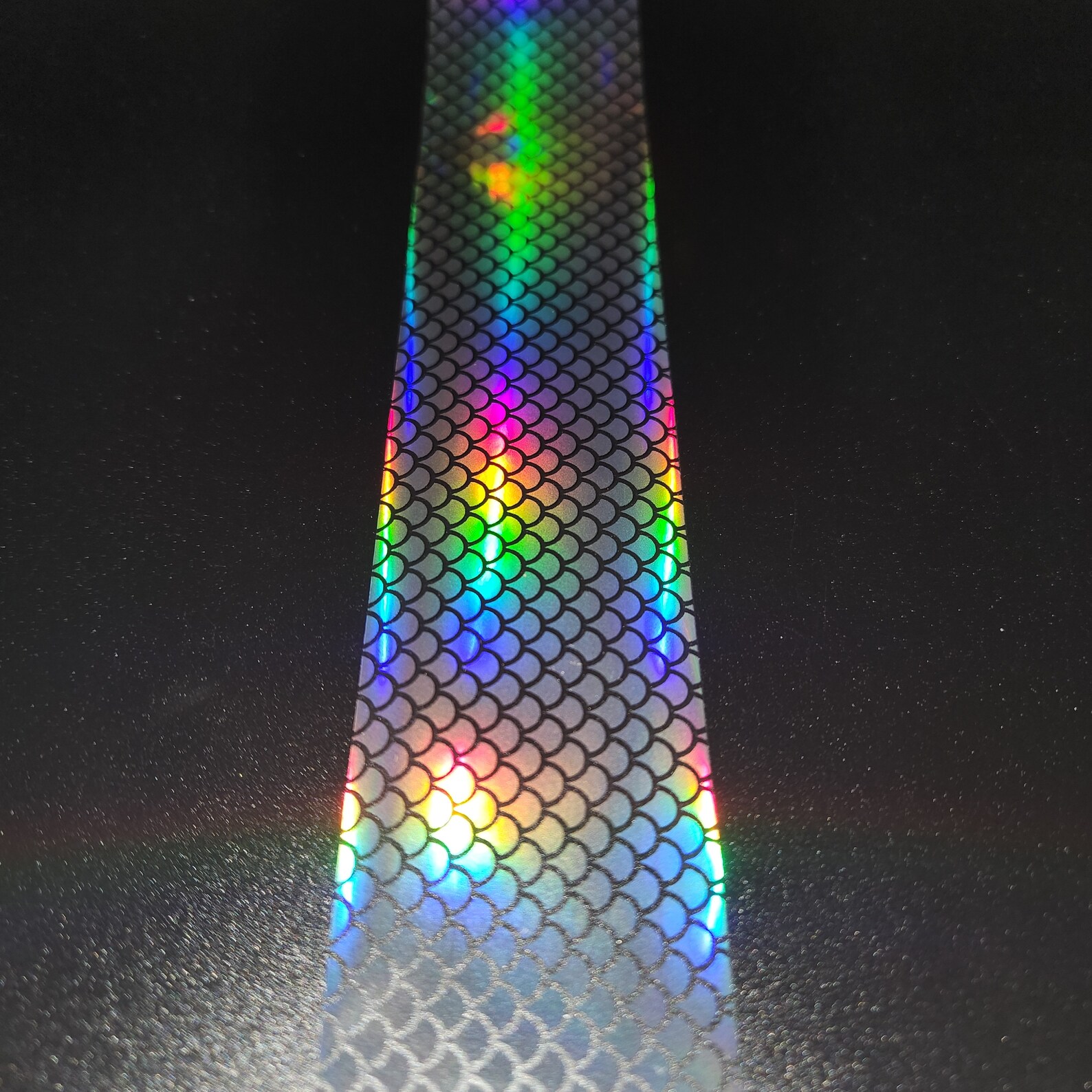 Inverted Holographic Transparent Mermaid Scale Nail/art Transfer Foil ...